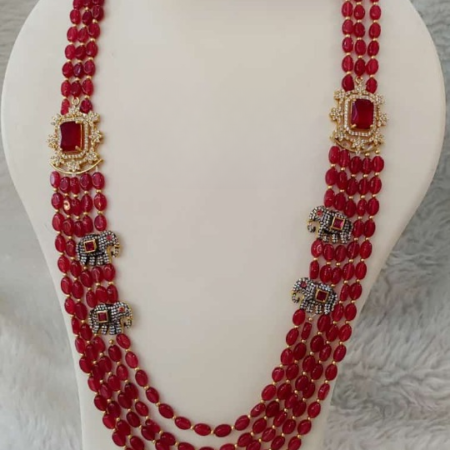 Red Gemstone Necklace