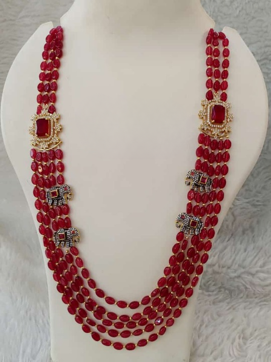 Red Gemstone Necklace