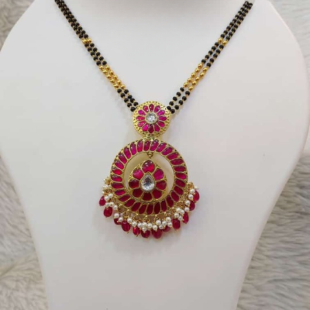 Karimani chain with Red Stone pendant