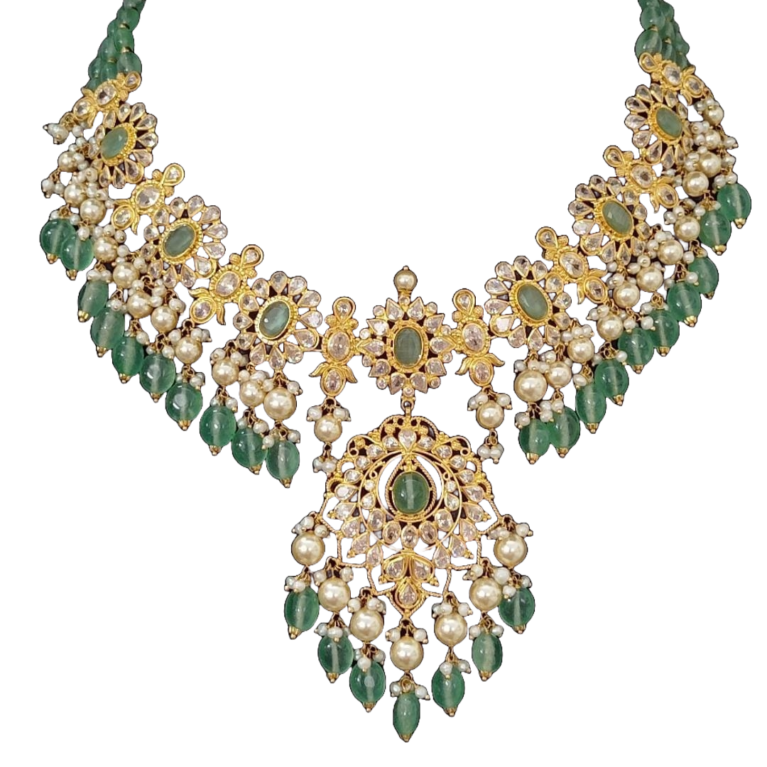 Pearl and Gemstone Necklace