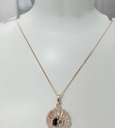 Rose Gold Silver Chain Set SKS002