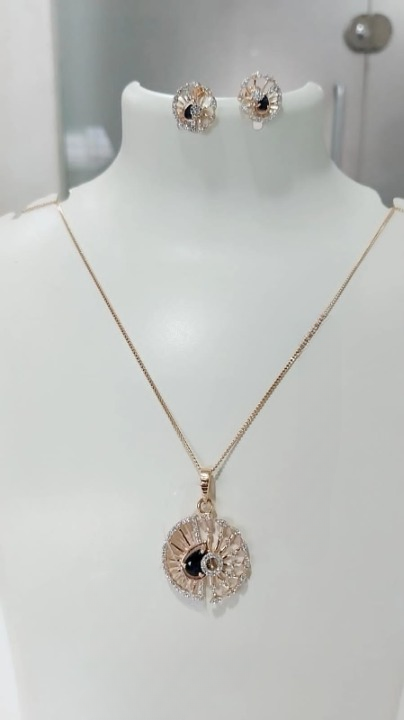 Rose Gold Silver Chain Set SKS002
