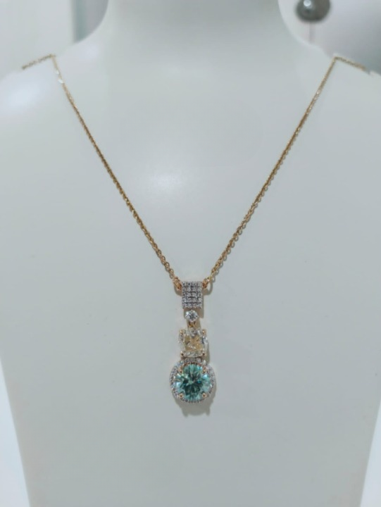 Rose Gold Silver Chain SKS001