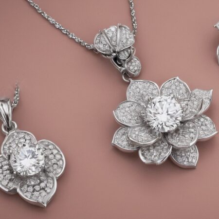 Silver Necklace Set