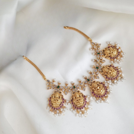 Pearl Antique Silver Necklace
